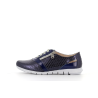 basket marine en cuir Clown eclair
